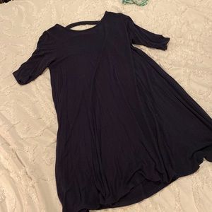 Navy tshirt dress